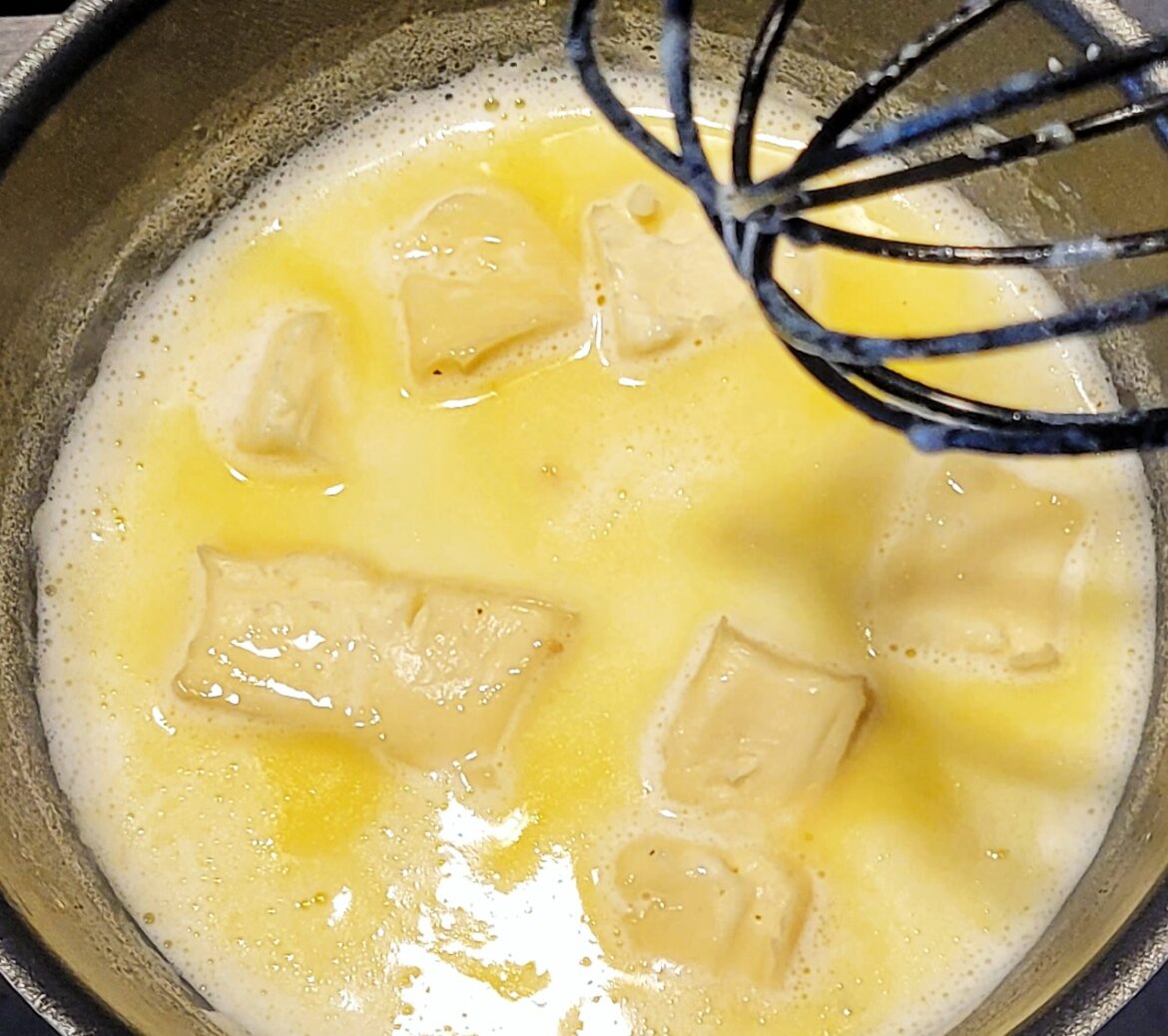 Pumpkin Spätzle with Creamy Taleggio Sauce thebalancedplate