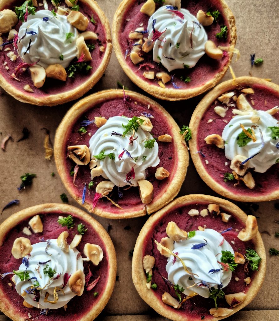 beet tarts, a new favorite seasonal dish