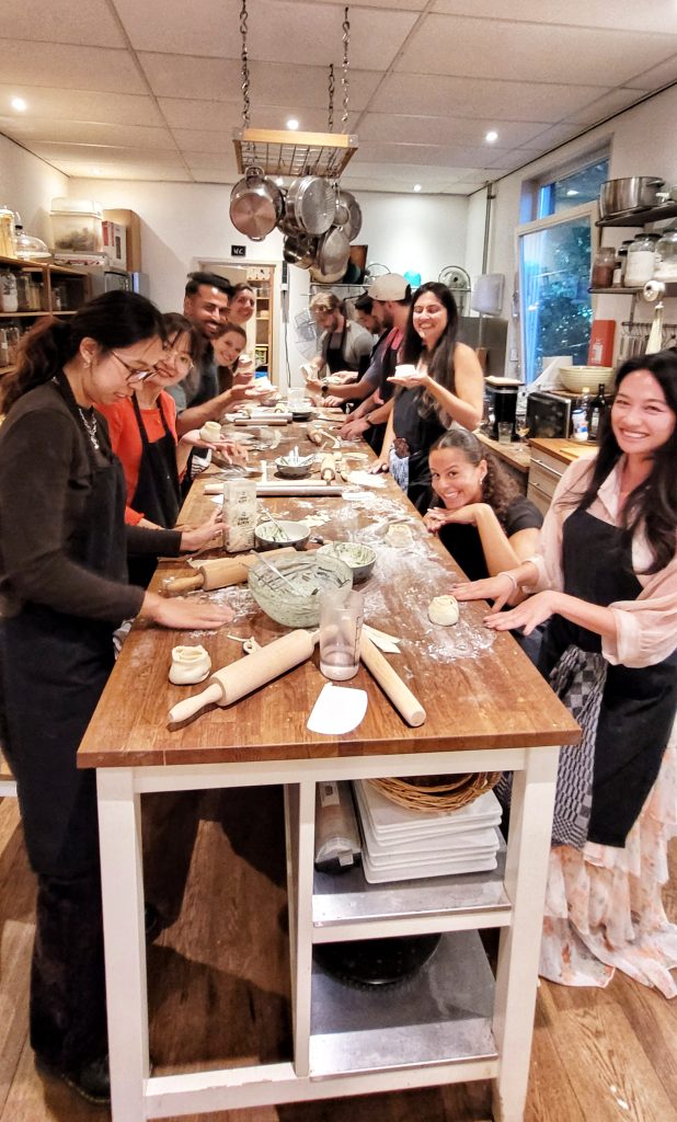 group pic at a recent pasta workshop