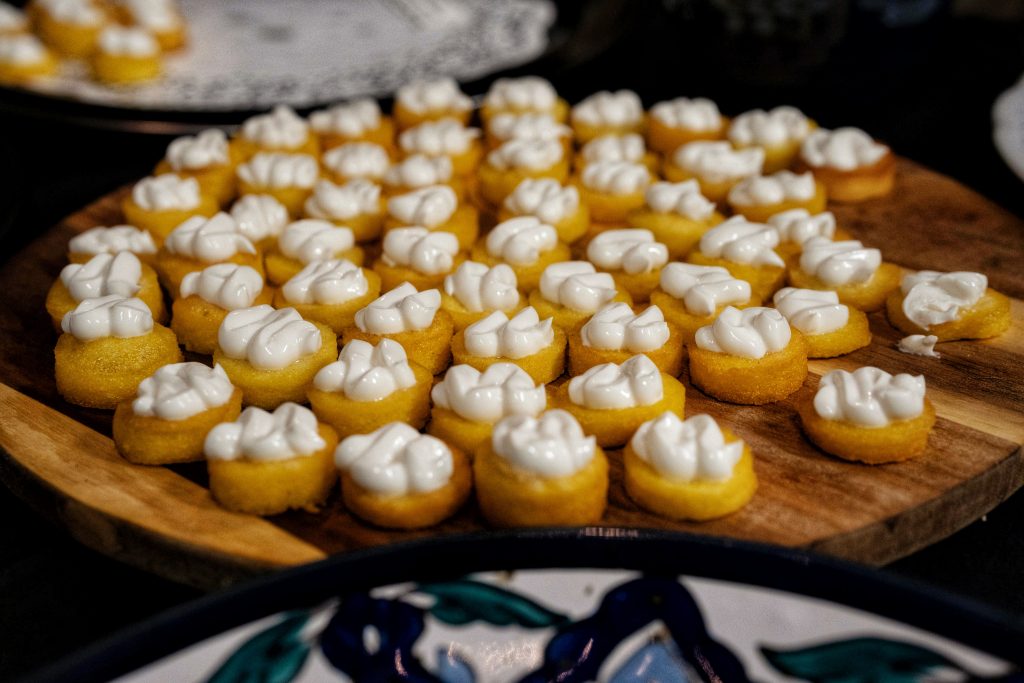 platter with bites